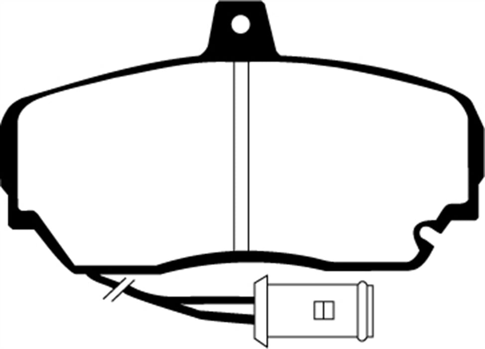 EBC Brakes DP2630 Greenstuff 2000 Series Sport Brake Pads - Truck Part Superstore