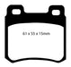 EBC Brakes DP2671 Greenstuff 2000 Series Sport Brake Pads - Truck Part Superstore