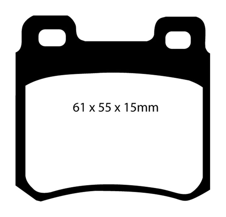 EBC Brakes DP2671 Greenstuff 2000 Series Sport Brake Pads - Truck Part Superstore