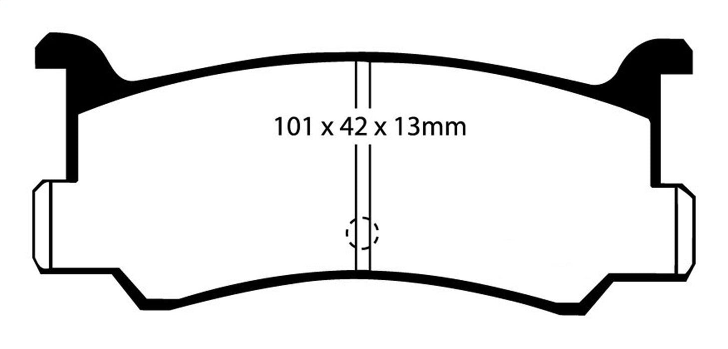 EBC Brakes DP2673 Greenstuff 2000 Series Sport Brake Pads - Truck Part Superstore