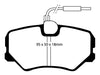 EBC Brakes DP2687 Greenstuff 2000 Series Sport Brake Pads - Truck Part Superstore