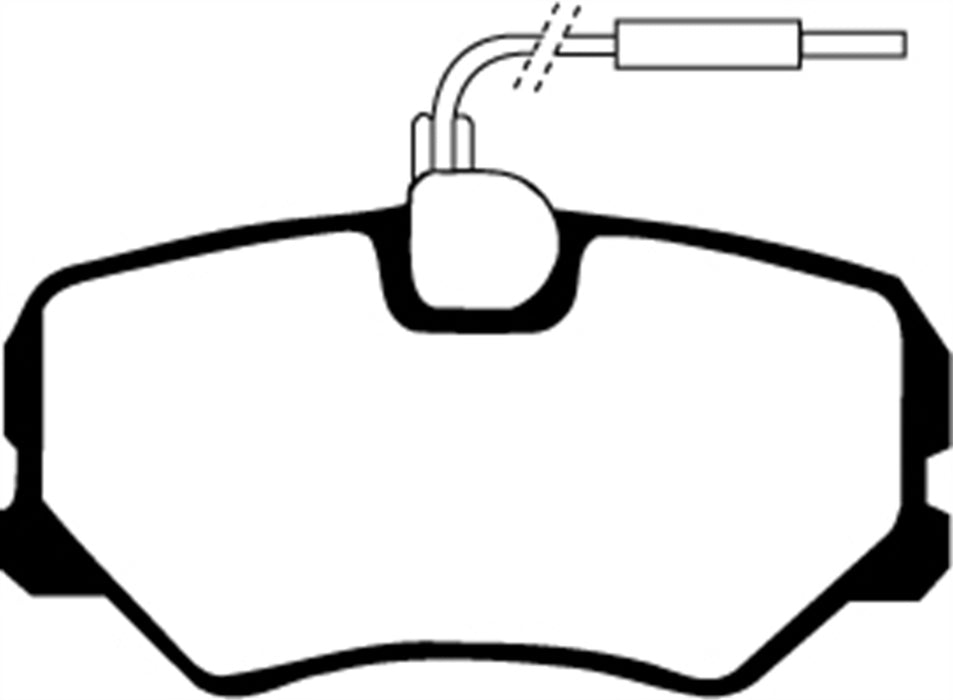 EBC Brakes DP2687 Greenstuff 2000 Series Sport Brake Pads - Truck Part Superstore