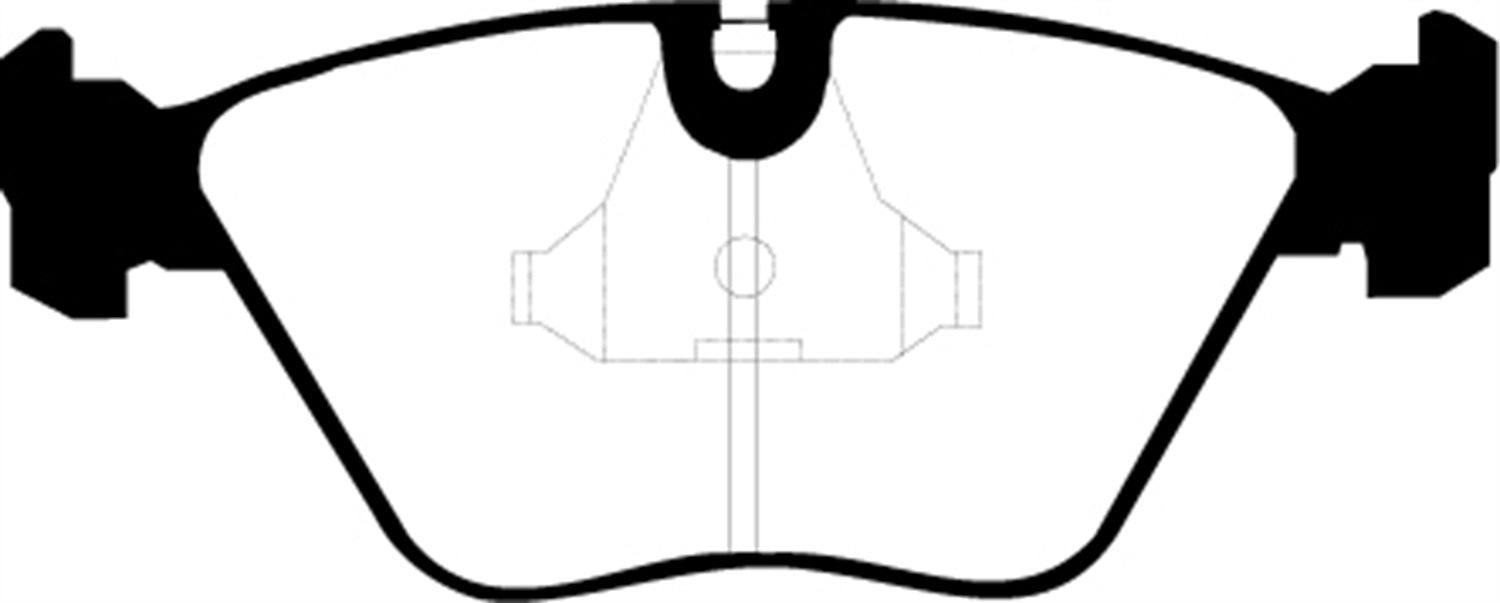 EBC Brakes DP2689 Greenstuff 2000 Series Sport Brake Pads; FMSI Pad No. D394; - Truck Part Superstore