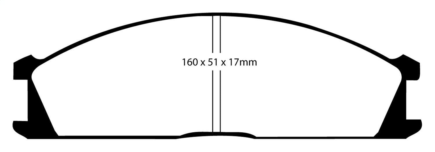EBC Brakes DP2691 Greenstuff 2000 Series Sport Brake Pads - Truck Part Superstore