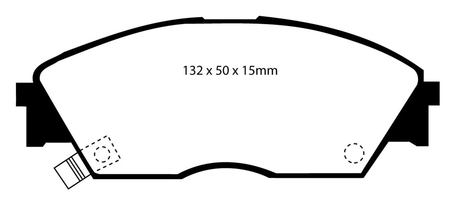 EBC Brakes DP2706 Greenstuff 2000 Series Sport Brake Pads - Truck Part Superstore