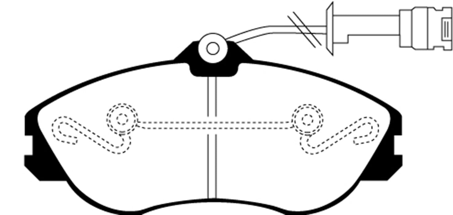 EBC Brakes DP2711 Greenstuff 2000 Series Sport Brake Pads - Truck Part Superstore