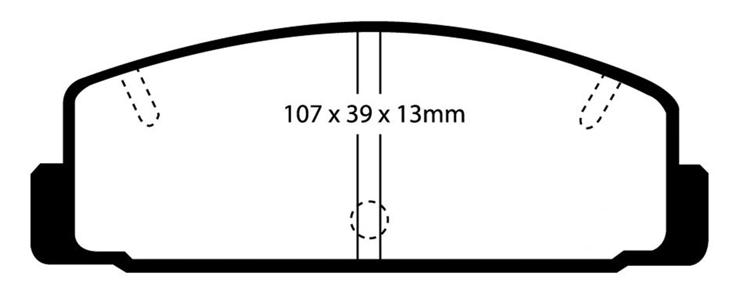 EBC Brakes DP2729 Greenstuff 2000 Series Sport Brake Pads - Truck Part Superstore