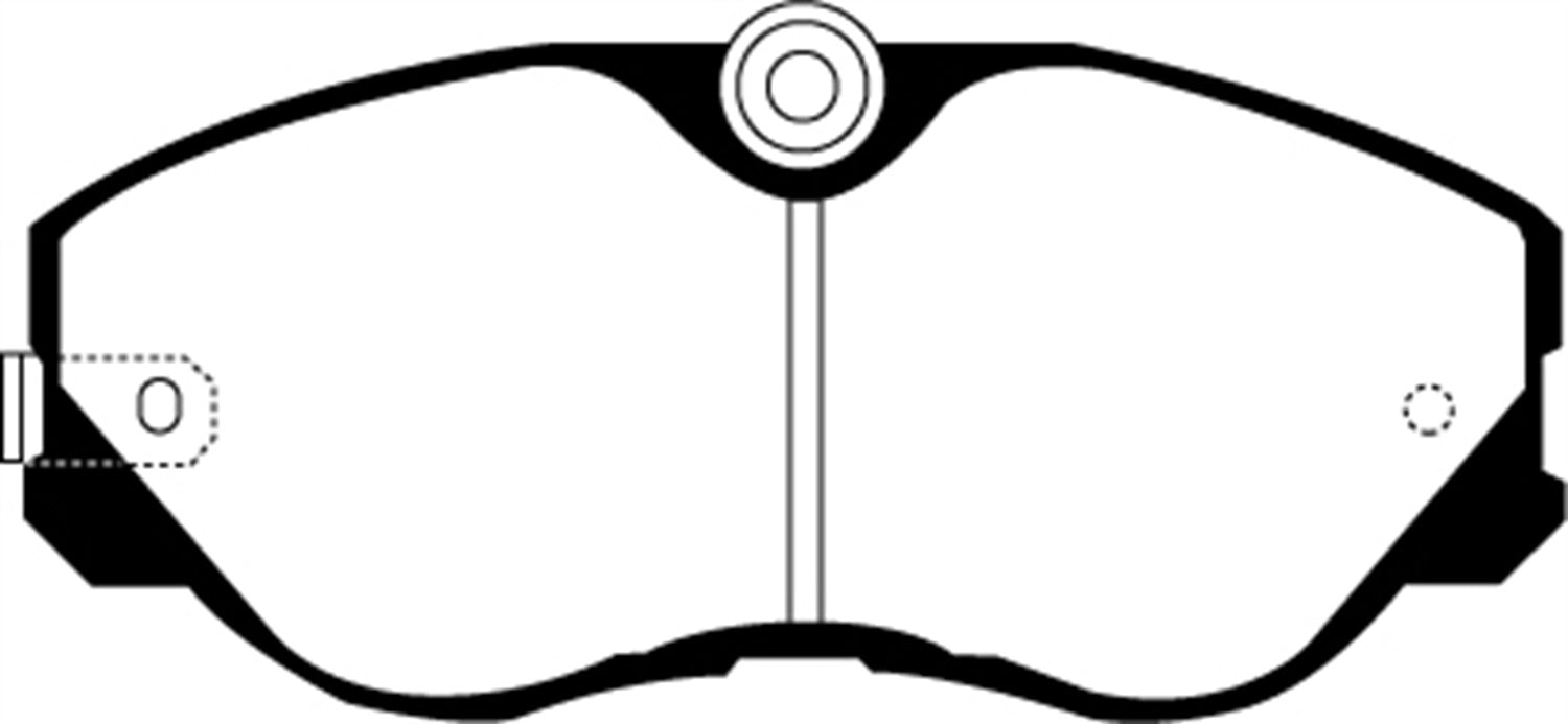 EBC Brakes DP2736 Greenstuff 2000 Series Sport Brake Pads - Truck Part Superstore