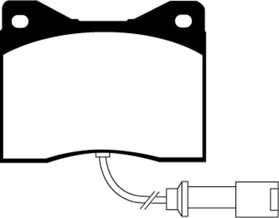 EBC Brakes DP2753 Greenstuff 2000 Series Sport Brake Pads; FMSI Pad No. D163; - Truck Part Superstore