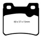 EBC Brakes DP2761 Greenstuff 2000 Series Sport Brake Pads; FMSI Pad No. D427; - Truck Part Superstore