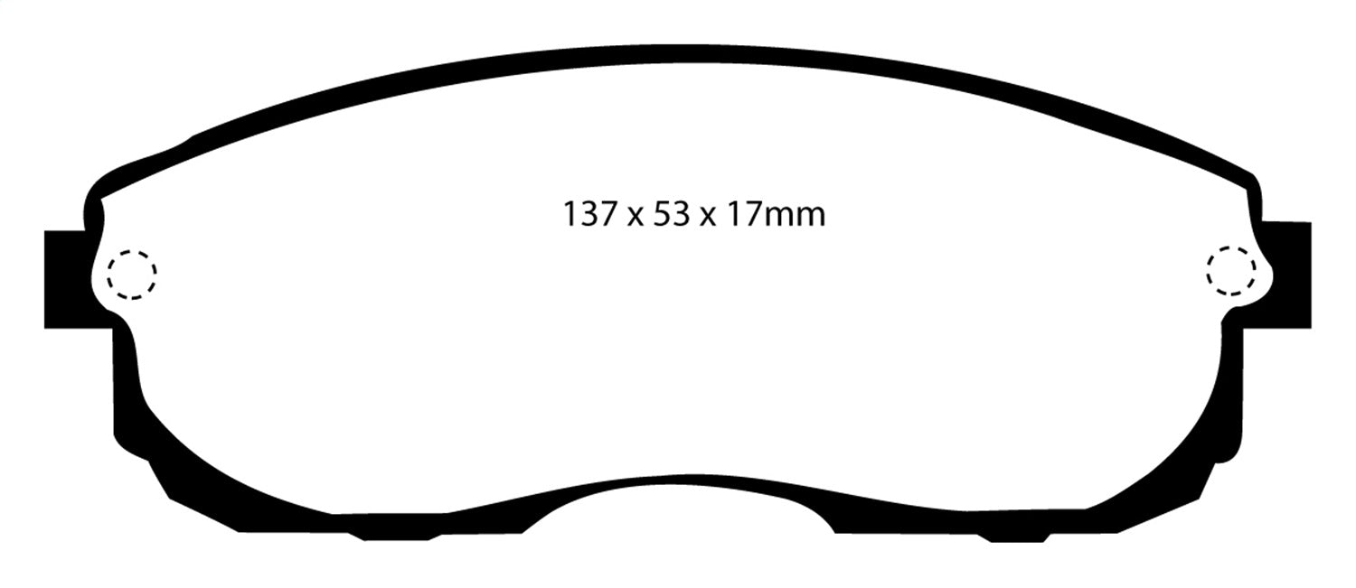 EBC Brakes DP2775 Greenstuff 2000 Series Sport Brake Pads - Truck Part Superstore