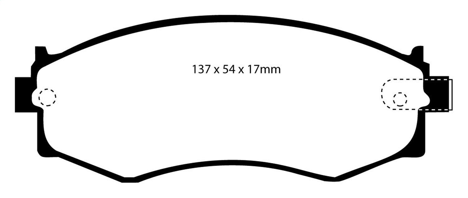 EBC Brakes DP2792 Greenstuff 2000 Series Sport Brake Pads - Truck Part Superstore