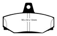 EBC Brakes DP2793 Greenstuff 2000 Series Sport Brake Pads; FMSI Pad No. D391; - Truck Part Superstore
