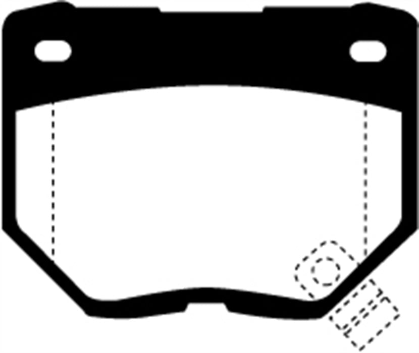 EBC Brakes DP2826 Greenstuff 2000 Series Sport Brake Pads - Truck Part Superstore