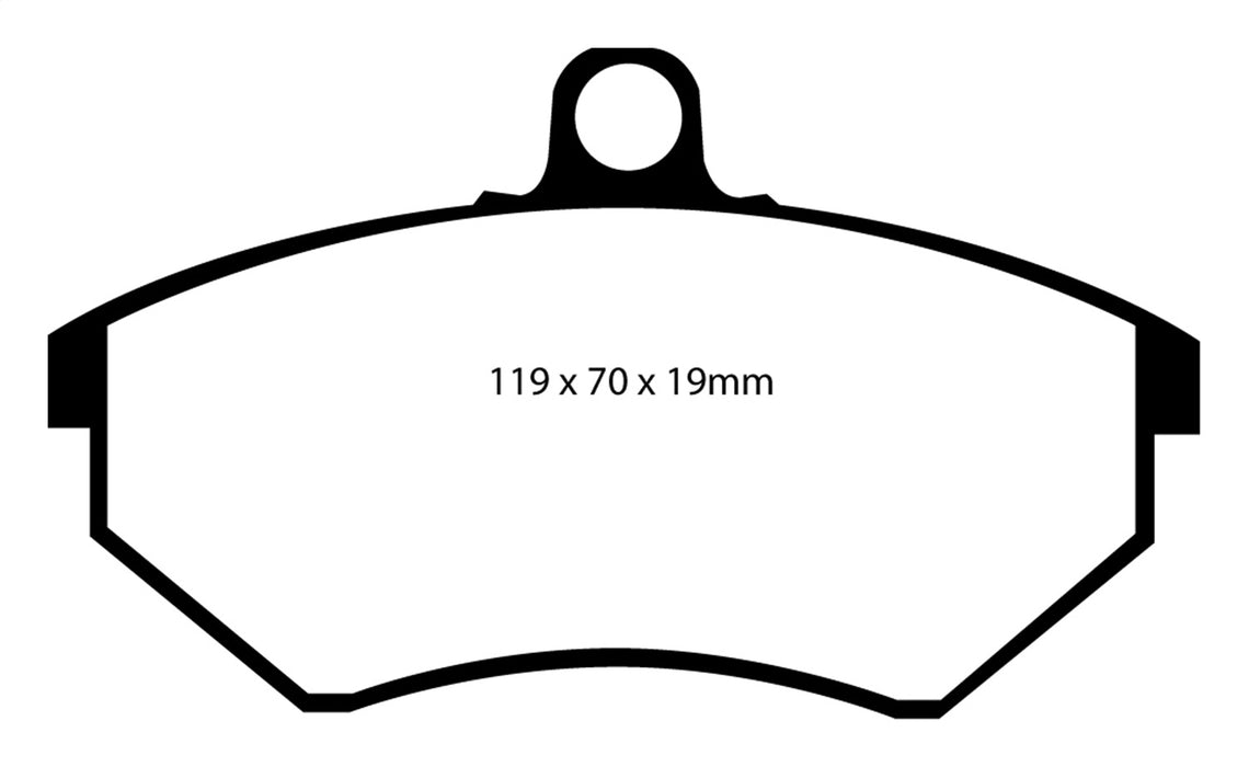 EBC Brakes DP2841 Greenstuff 2000 Series Sport Brake Pads - Truck Part Superstore