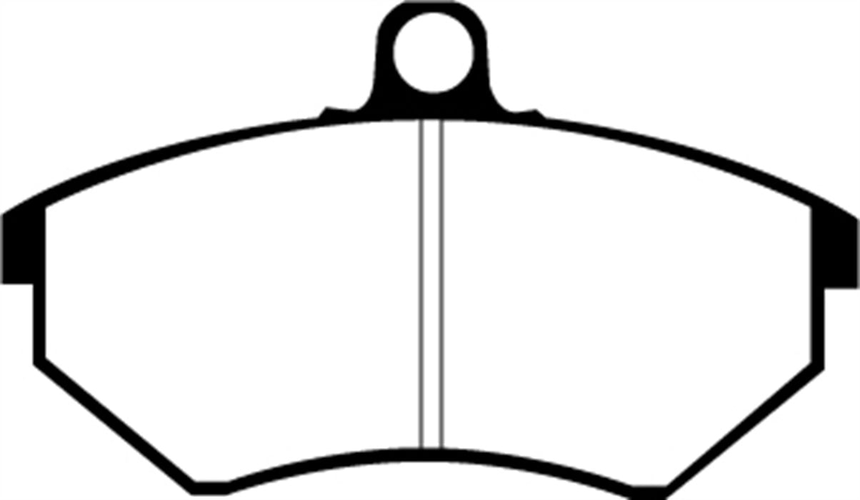 EBC Brakes DP2841 Greenstuff 2000 Series Sport Brake Pads - Truck Part Superstore