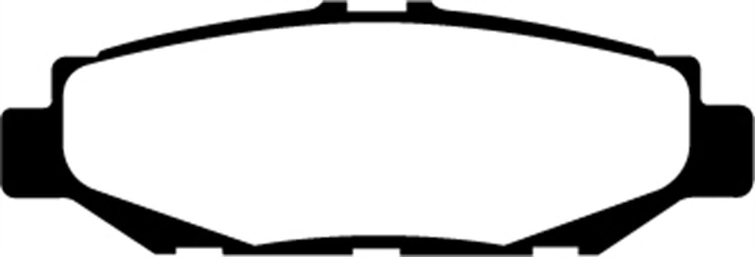 EBC Brakes DP2848 Greenstuff 2000 Series Sport Brake Pads; FMSI Pad No. D572; - Truck Part Superstore