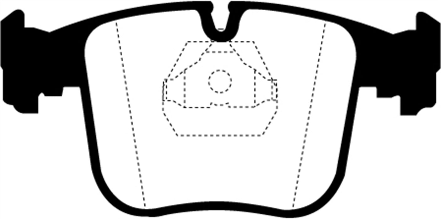 EBC Brakes DP2870 Greenstuff 2000 Series Sport Brake Pads - Truck Part Superstore
