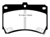 EBC Brakes DP2884 Greenstuff 2000 Series Sport Brake Pads - Truck Part Superstore