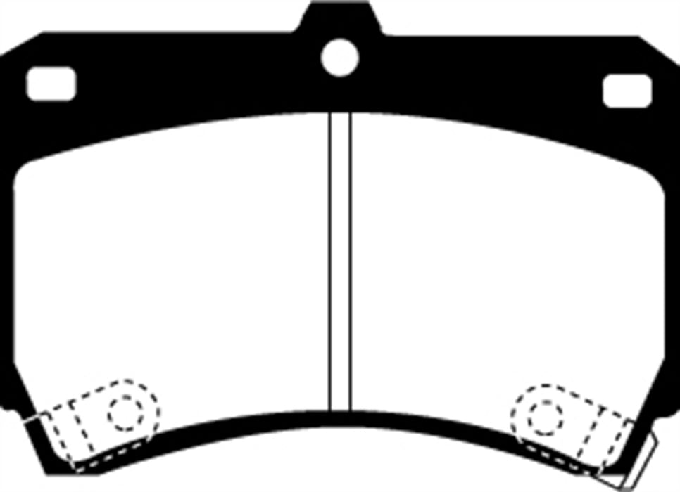 EBC Brakes DP2884 Greenstuff 2000 Series Sport Brake Pads - Truck Part Superstore