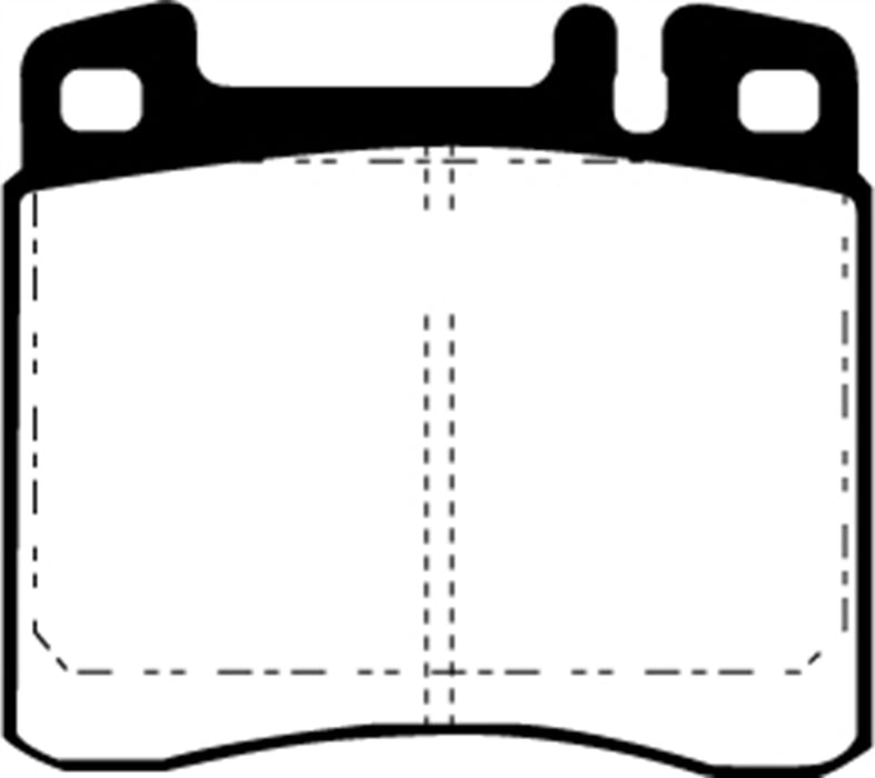 EBC Brakes DP2888 Greenstuff 2000 Series Sport Brake Pads - Truck Part Superstore