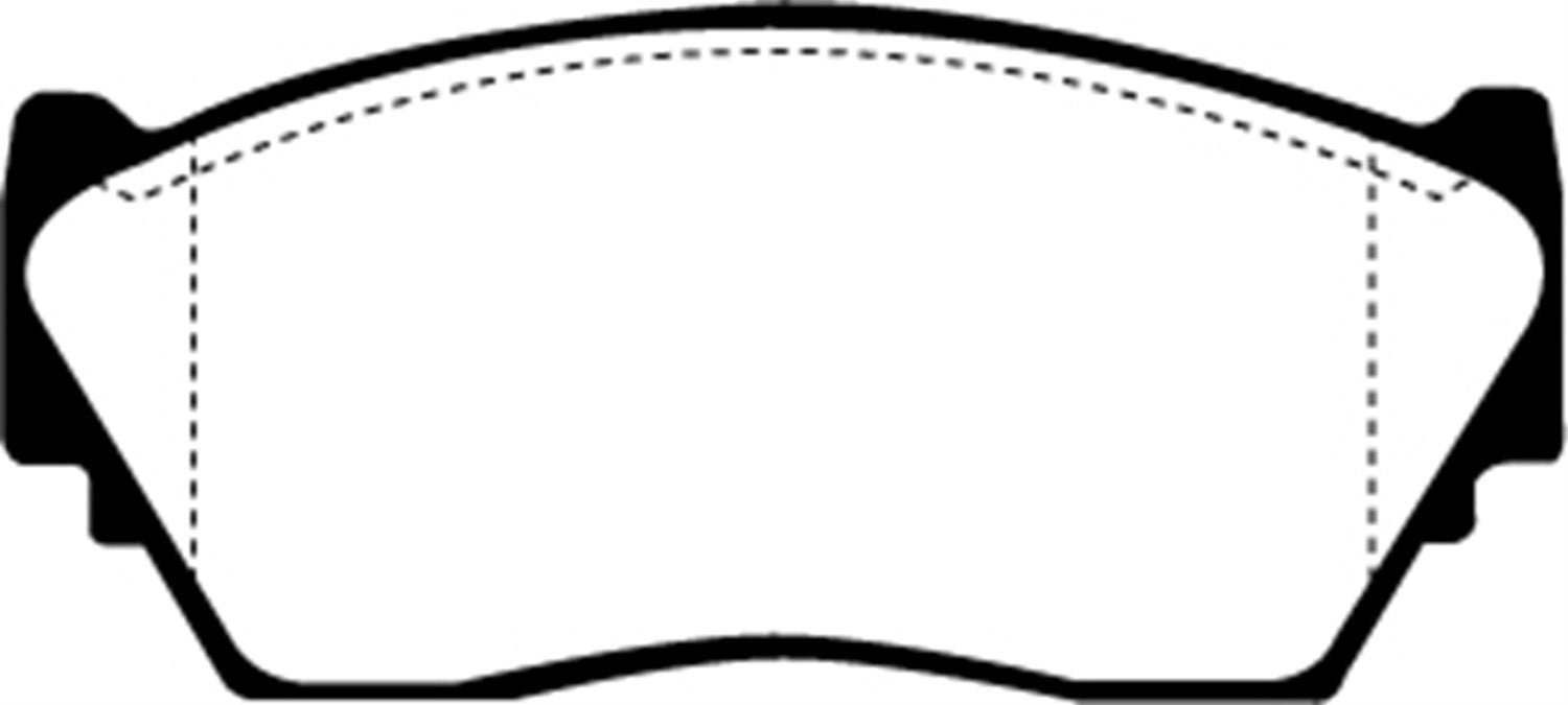 EBC Brakes DP2892 Greenstuff 2000 Series Sport Brake Pads - Truck Part Superstore