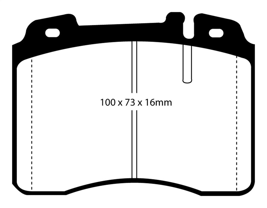 EBC Brakes DP2927 Greenstuff 2000 Series Sport Brake Pads - Truck Part Superstore