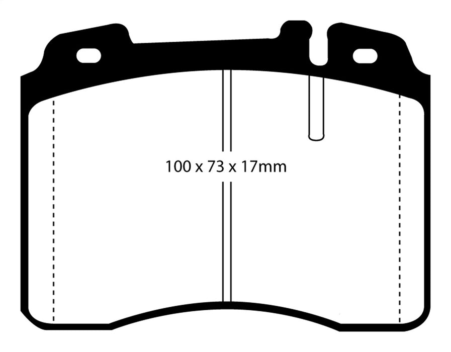 EBC Brakes DP2927 Greenstuff 2000 Series Sport Brake Pads - Truck Part Superstore
