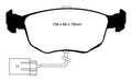 EBC Brakes DP2956 Greenstuff 2000 Series Sport Brake Pads - Truck Part Superstore