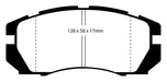 EBC Brakes DP2966 Greenstuff 2000 Series Sport Brake Pads - Truck Part Superstore