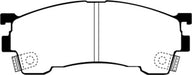 EBC Brakes DP2971 Greenstuff 2000 Series Sport Brake Pads; FMSI Pad No. D637; - Truck Part Superstore