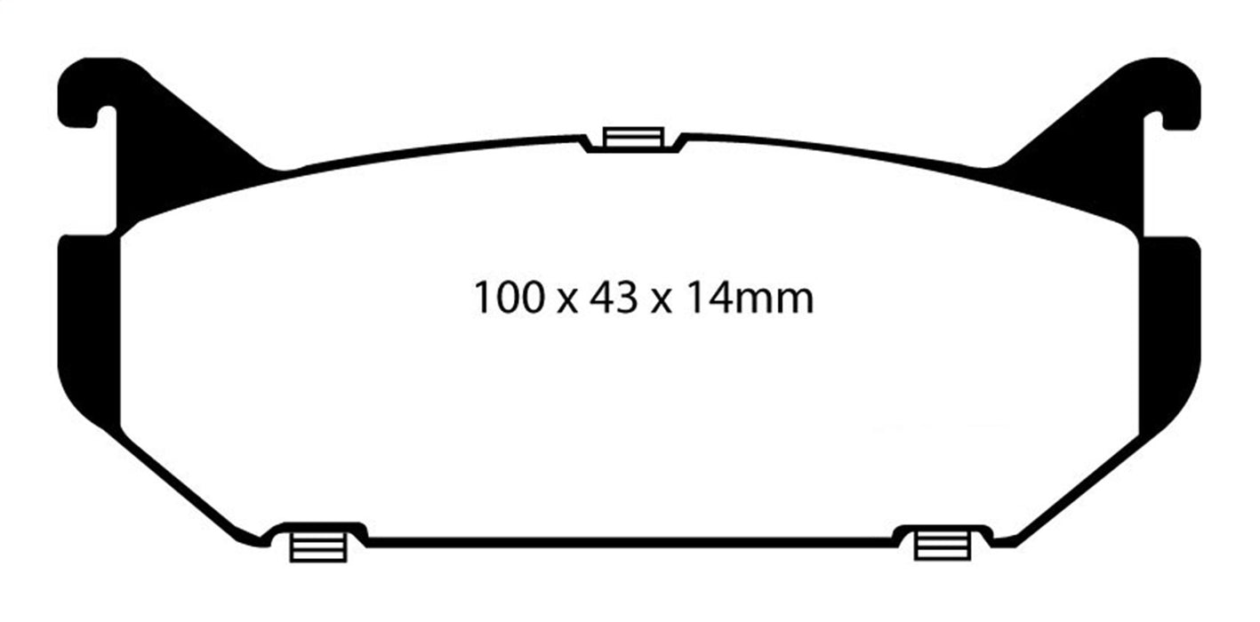 EBC Brakes DP2972 Greenstuff 2000 Series Sport Brake Pads - Truck Part Superstore