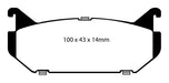 EBC Brakes DP2972 Greenstuff 2000 Series Sport Brake Pads - Truck Part Superstore