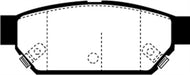 EBC Brakes DP2986 Greenstuff 2000 Series Sport Brake Pads; FMSI Pad No. D596; - Truck Part Superstore
