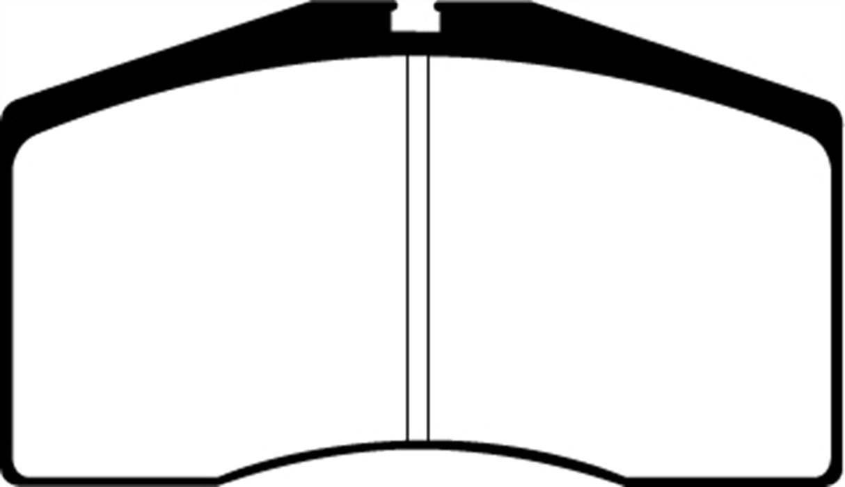 EBC Brakes DP2997 Greenstuff 2000 Series Sport Brake Pads; FMSI Pad No. D594; - Truck Part Superstore