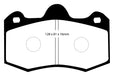 EBC Brakes DP3036C Redstuff Ceramic Low Dust Brake Pads - Truck Part Superstore
