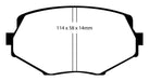 EBC Brakes DP31002C Redstuff Ceramic Low Dust Brake Pads - Truck Part Superstore