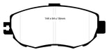 EBC Brakes DP31006C Redstuff Ceramic Low Dust Brake Pads - Truck Part Superstore