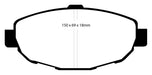 EBC Brakes DP31007C Redstuff Ceramic Low Dust Brake Pads - Truck Part Superstore