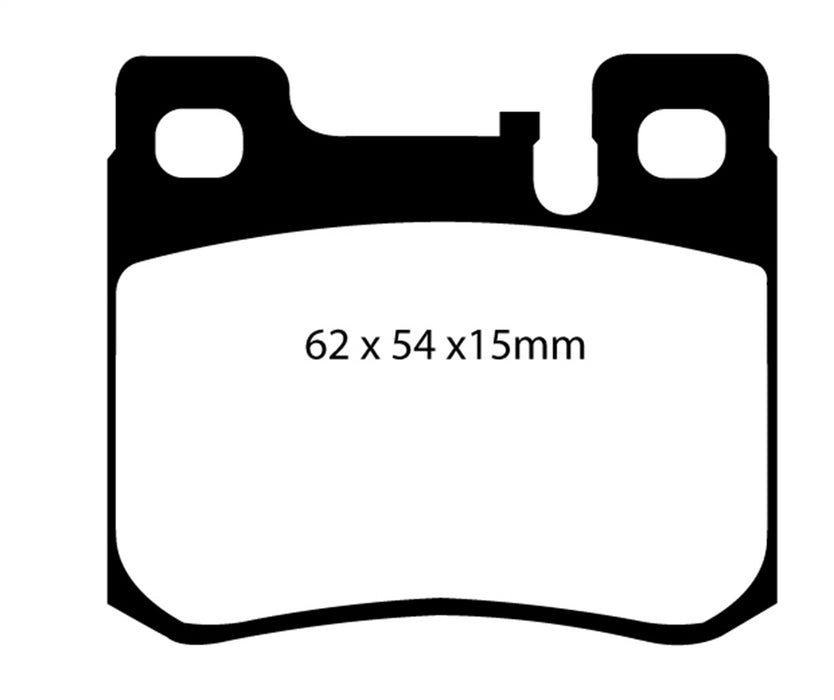 EBC Brakes DP31026C Redstuff Ceramic Low Dust Brake Pads - Truck Part Superstore