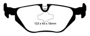 EBC Brakes DP31079C Redstuff Ceramic Low Dust Brake Pads - Truck Part Superstore