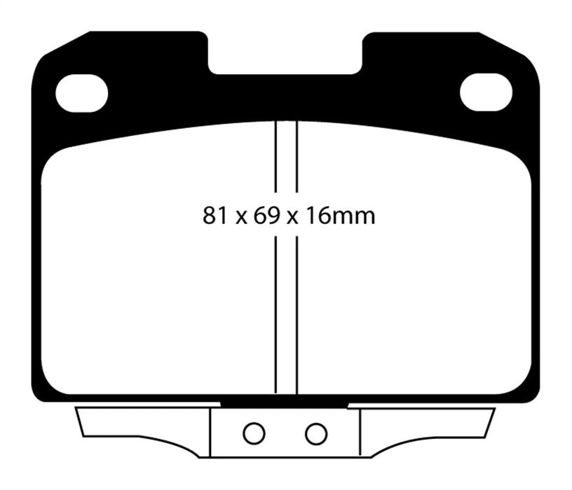 EBC Brakes DP31098C Redstuff Ceramic Low Dust Brake Pads - Truck Part Superstore