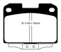 EBC Brakes DP31098C Redstuff Ceramic Low Dust Brake Pads - Truck Part Superstore
