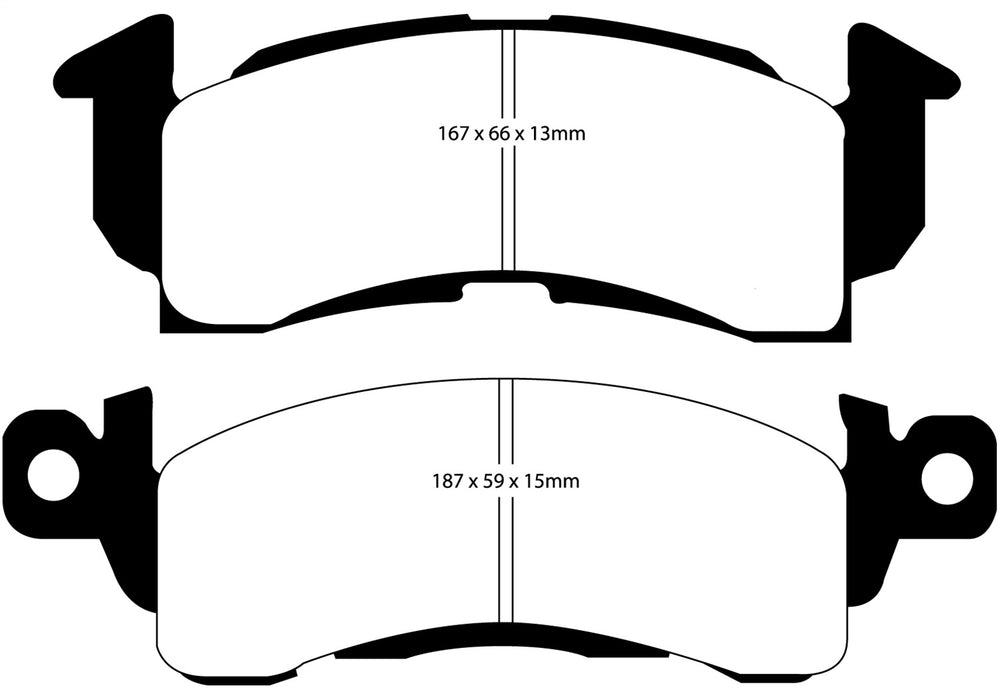 EBC Brakes DP31145C Redstuff Ceramic Low Dust Brake Pads - Truck Part Superstore
