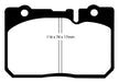 EBC Brakes DP31154C Redstuff Ceramic Low Dust Brake Pads - Truck Part Superstore