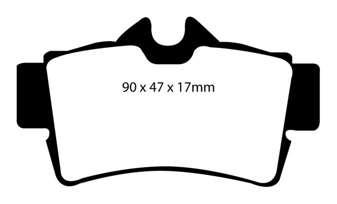 EBC Brakes DP31156C Redstuff Ceramic Low Dust Brake Pads - Truck Part Superstore