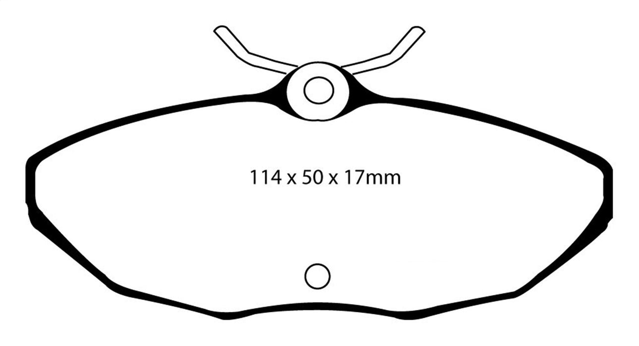 EBC Brakes DP31221C Redstuff Ceramic Low Dust Brake Pads - Truck Part Superstore