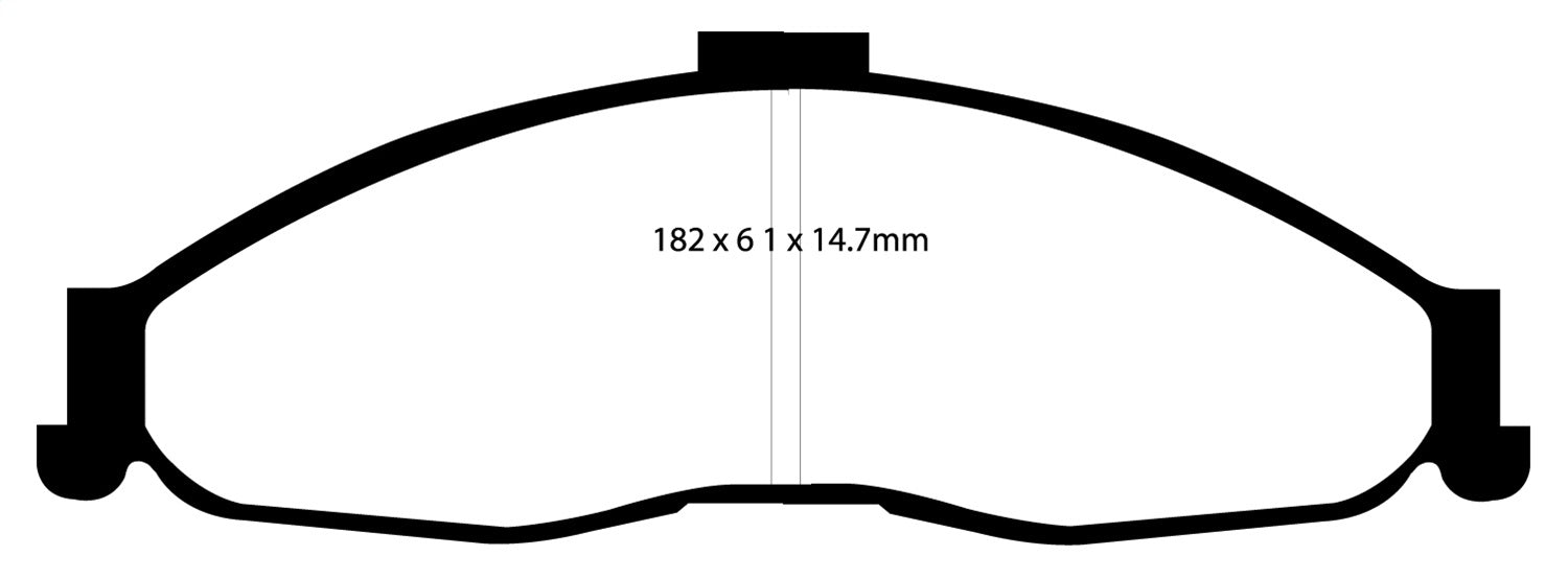 EBC Brakes DP31239C Redstuff Ceramic Low Dust Brake Pads - Truck Part Superstore
