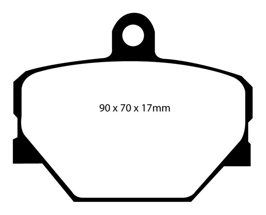 EBC Brakes DP31287C Redstuff Ceramic Low Dust Brake Pads - Truck Part Superstore