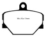 EBC Brakes DP31287C Redstuff Ceramic Low Dust Brake Pads - Truck Part Superstore